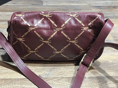 Longchamp Burgundy Leather Shoulder Bag Purse  - Picture 10 of 16