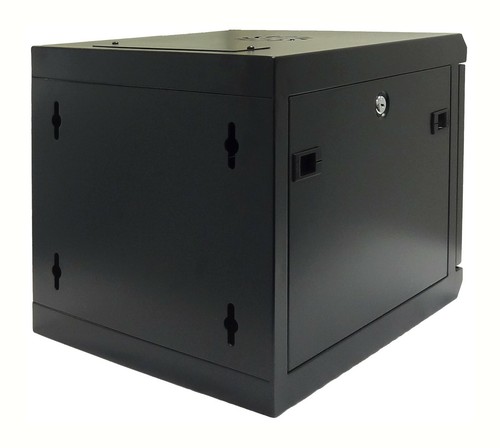 6 HE 10" Wandschrank mit Glastür (BxTxH) 370x450x368mm - komplett montiert - Bild 8 von 8