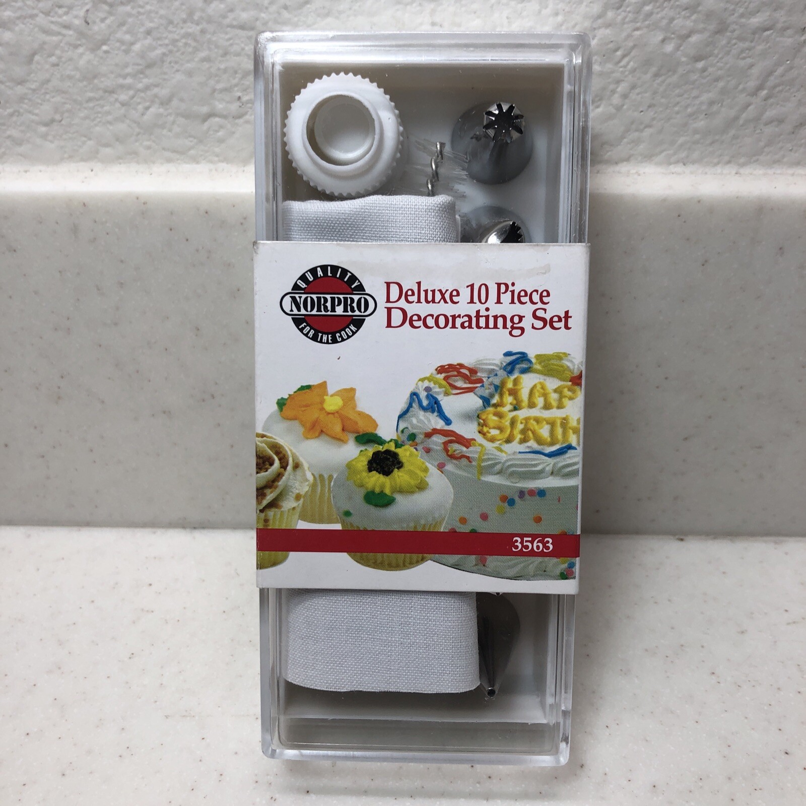 Norpro+3563+Deluxe+Cake+Decorating+Set+10+Piece for sale online eBay