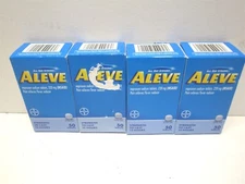 Aleve 220mg Pain Reliever and Fever Reducer Tablets 50ct 02/2026 - Lot of 4