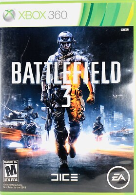 Battlefield 3 - (Xbox 360) 2 discs, case, insert, manual on disc