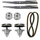 Lawn Mower 46 Deck Blade Spindle Kit for Mtd Craftsman T1600 T1900 Riding Mowers