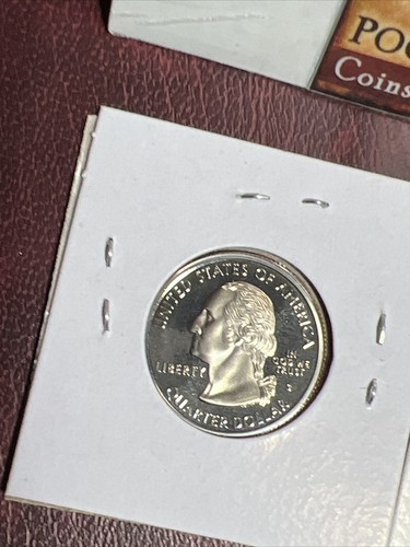 1999 S Proof And Denver Mint Georgia State Quarters. Free Shipping! Q428 - Picture 4 of 6