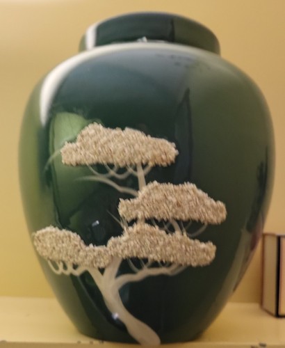RARE California Pottery Weilware Weil Ware Ming Tree California Pine Large Vase - Picture 2 of 5