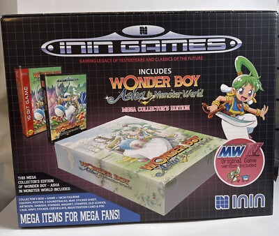 Wonder Boy Asha in Monster World Mega Collector Edition NEW MINT Nintendo Switch