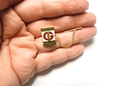 Funk's Hybrid G 15 Year Enamel Tie Tac Lapel Pin Vintage