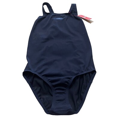 Speedo Damen Eco Endurance+ Medalist Badeanzug True Navy JF Größe UK 15   16 Jahre