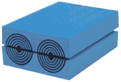 Roxtec RM-20W40, 1.575'' x 2.362'' x 0.787'', Rubber, 2-Cable, RM Module, 1pc