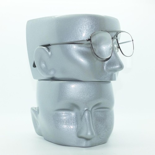 Reading Glasses Lightweight Gold Metal Frame Classic Rectangle +3.50 Lens - Picture 2 of 4