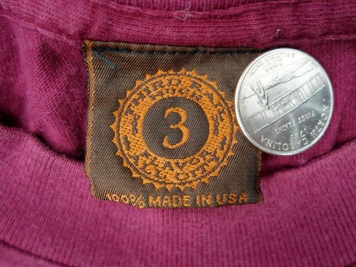 T-shirt vintage THIRD RAIL XL Hip Hop Gangster USA streetwear anni '90 graffiti 3° - Foto 5 di 10