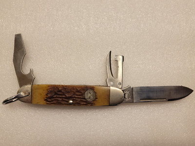 Remington UMC Boy Scouts Of America 3 Blade Pocket Knife NOS USA