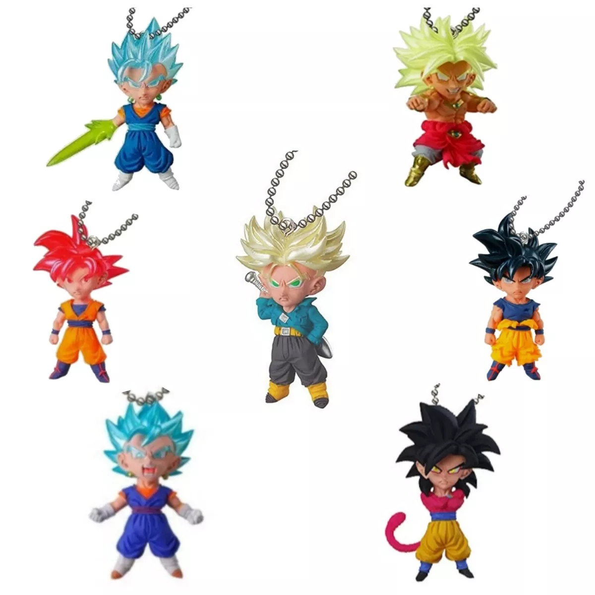 Son Goku Super Saiyan 4 DragonBall UDM 07 mini Figure Keychain