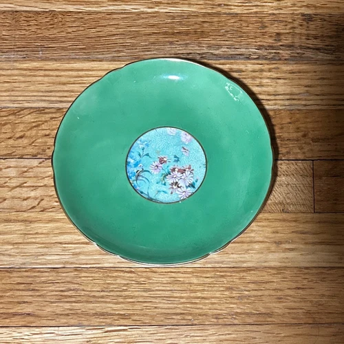 Shelley Green Chintz "Melody" Fine Bone China Saucer - Replacement