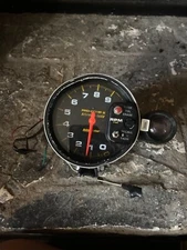 Auto Meter 6809 5" Pro-Comp Tachometer 0-9000 RPM Pedestal w/ Peak Memory