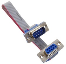 CablesOnline, 6-inches DB9 Male to DB9 Female 9-Conductor 28awg Straight-Thro...