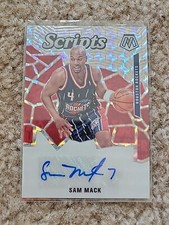 SAM MACK 2019-20 MOSAIC SCRIPTS AUTOGRAPH PRIZM ROCKETS AUTO 