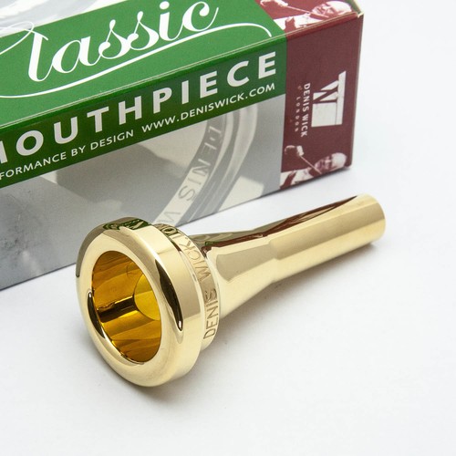 Genuine Denis Wick 4AY 24K Gold Euphonium Mouthpiece NEW eBay