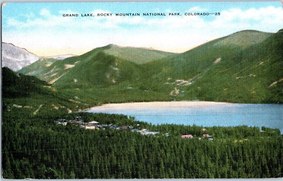 Grand Lake Rocky Mountain Nationalpark Colorado Ansichtskarte