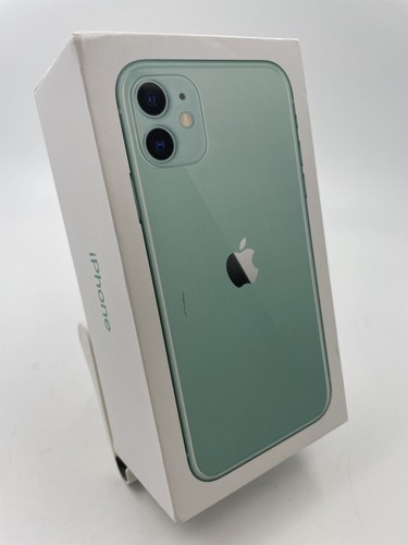 Apple iPhone 11 Green Mobile Phone Empty Box Only Genuine - Zdjęcie 6 z 10