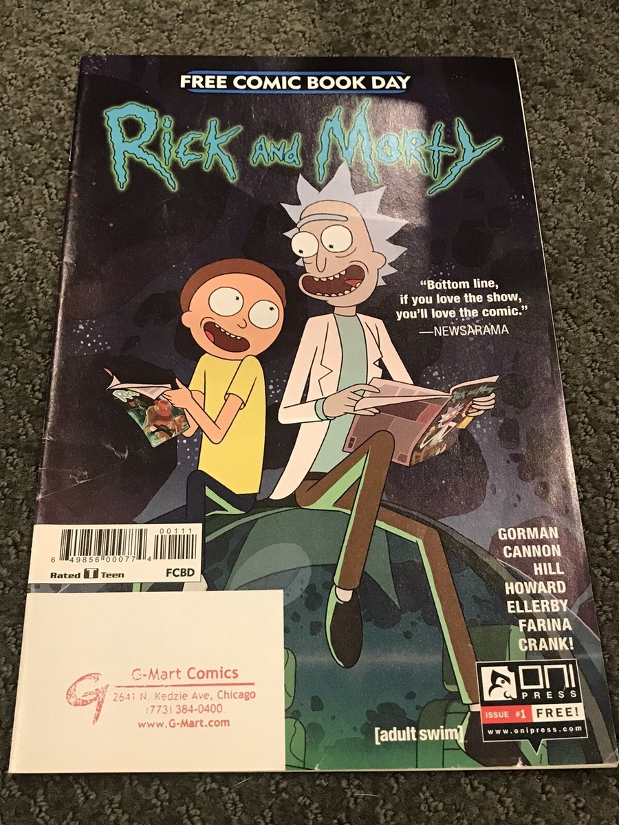 RICK MORTY #1 Free Comic Book Day 2017 Adult Swim