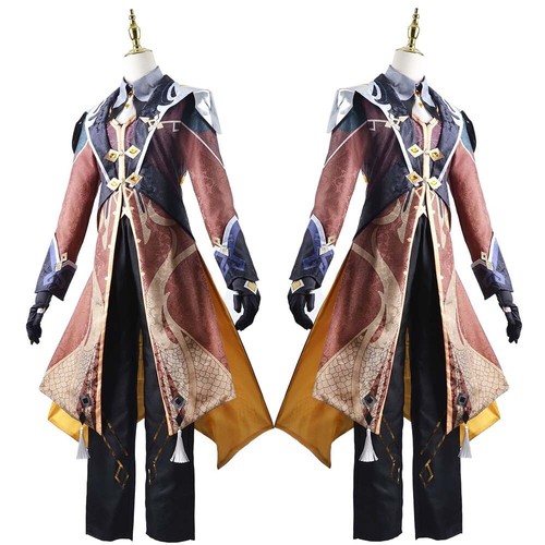 Gioco Genshin Impact Zhongli costume cosplay abito completo carnevale di Halloween - Foto 9 di 12