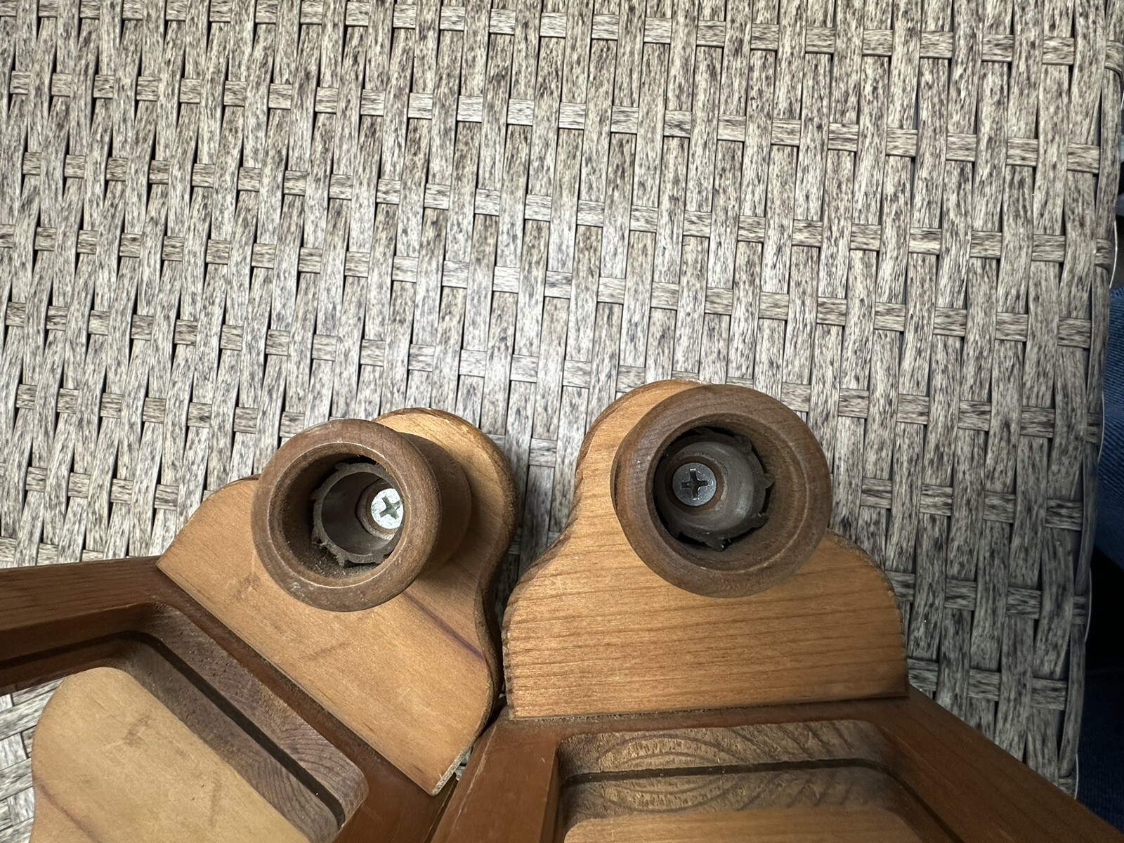 Vintage Solid Wood Mirrored Wall Sconce Candle Holders Decorative Glass Globes