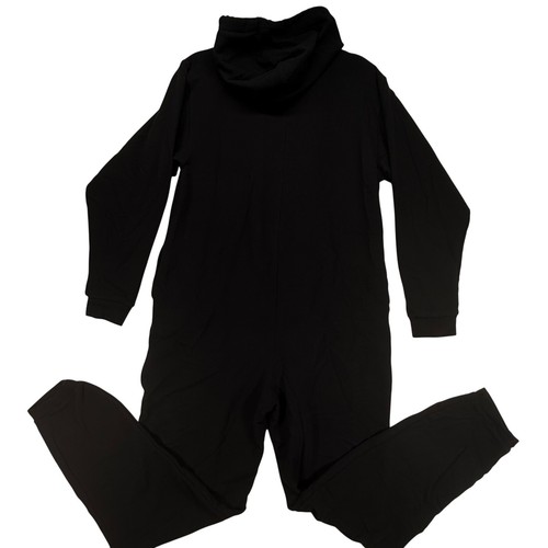 Savage X Fenty Forever Jumpsuit Hoodie Reißverschluss Loungewear Schwarz Damen L - Bild 10 von 11