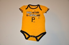 Nuevo sin etiquetas Piratas de Pittsburgh Niñas Infantil Body Creeper Bebé Niño Mameluco