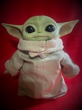 Star Wars The Mandalorian The Child Grogu Baby Yoda Plush 11" Mattel