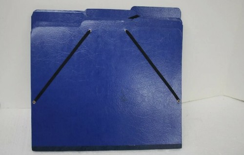 10 Navy Laminated Oxford Twin Pocket Folders Deluxe & 5 Assorted Portfolios - Picture 4 of 12