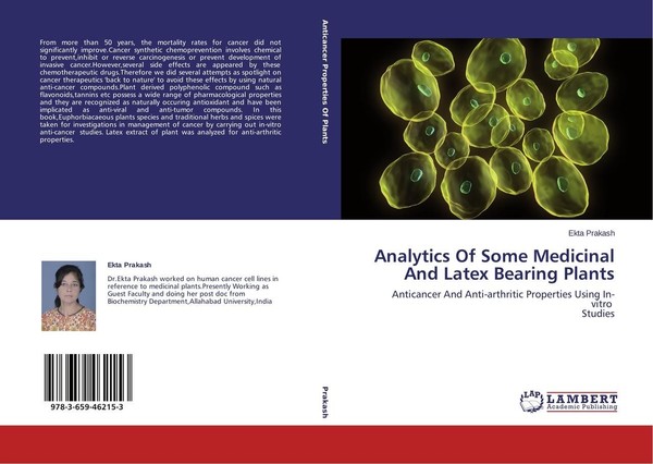 Analytics Of Some Medicinal And Latex Bearing Plants Ekta Prakash-image