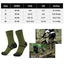 Waterproof Breathable Socks For Men Women Outdoor Sports Hiking Skiing CTSC