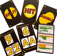 Learn Blackjack Basic Strategy   Beginner Strategy Card Flashcards