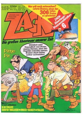 ZACK Nr. 25 / 1979 - gut - mit Zack-Magazin - mit Riesenposter Formel 1