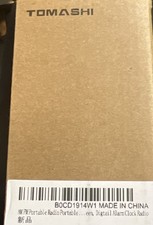 Tomashi 6107 Portable Digital AM/FM LCD Radio Long Range Reception Speaker