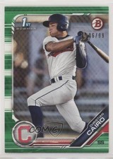 2019 Bowman Draft Green 6/99 Christian Cairo #BD-195 1g3