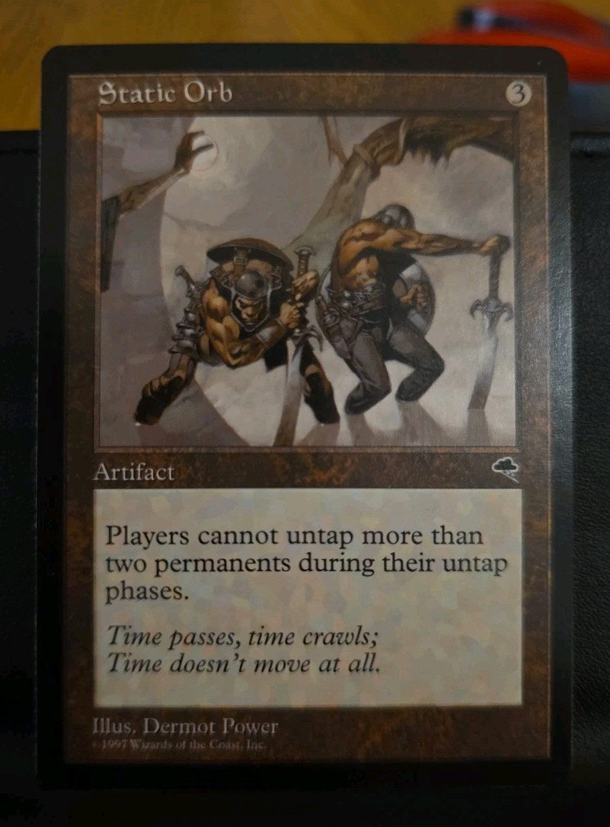 Magic the Gathering - Static Orb – Tempest –NP/NM