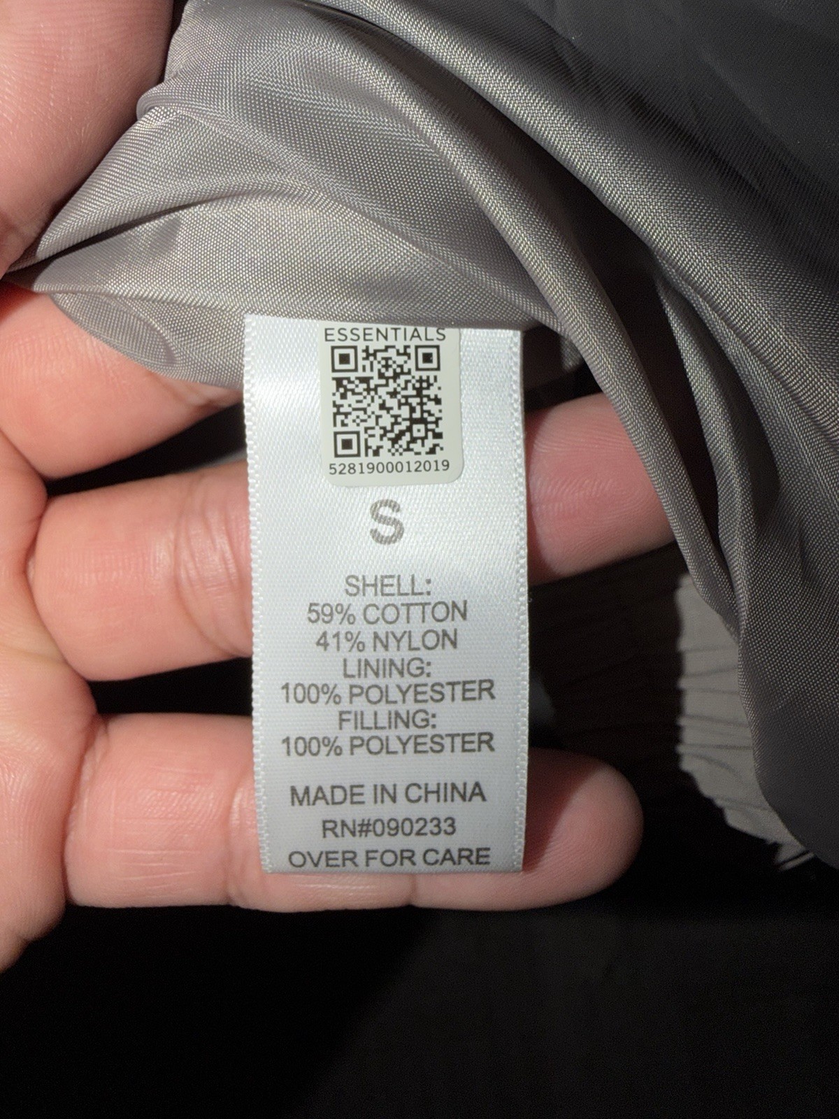 Essentials Jacket Size S - image 8