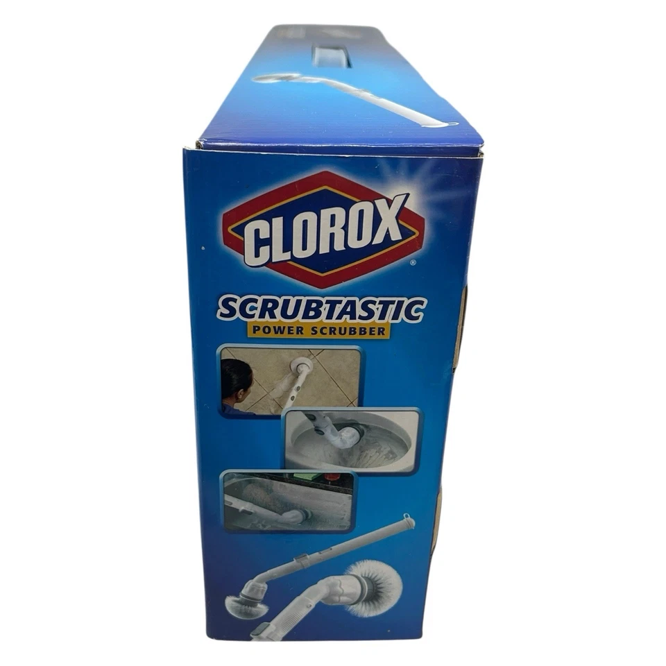 Clorox Scrubtastic Rechargable Scrubber Multi-Purpose Surface Scrubber Tile Tubs - Image 4 of 4