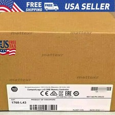 New Allen Bradley 1768-L43 SER B CompactLogix L43 Controller Module AB 1768L43