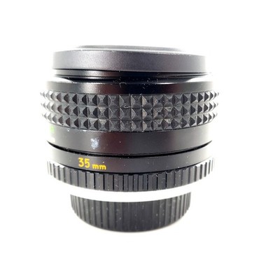 Minolta MC W.Rokkor-X 35mm f/2.8 Lens w/ Caps Manual Focus Tested