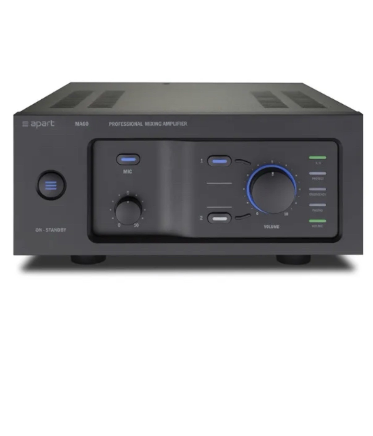 Amplificateur mélangeur Apart MA60 noir pour sonorisation fixe - 2