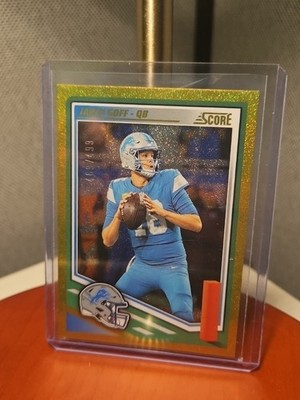 2025 Score #154 Jared Goff Dots Gold #/499