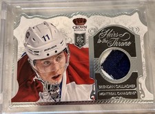 2013-2014 Crown Royale Brendan Gallagher 1/1 RC Heirs to the Throne Black Fox
