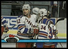 1991-92 Stadium Club #26 Kris King
