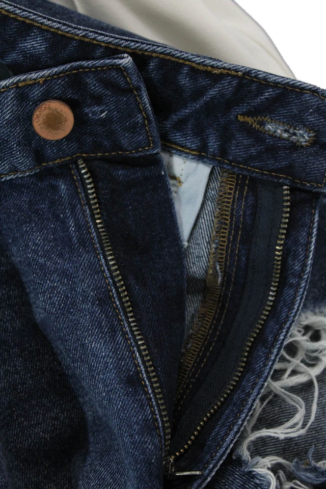 DL1961 Womens Cotton Zip Button Lined Distressed Shorts Blue Size EUR 23 - Изображение 4 из 4