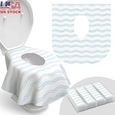Disposable Toilet Seat Covers Travel-Friendly Waterproof Potty Liners Kids New