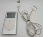 New ListingApple iPod Mini A1051 2nd Gen 4Gb Mp3 Media Player Silver Scratched Screen Works