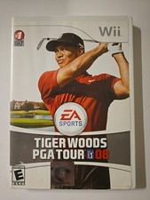 Tiger Woods PGA Tour 08 (Nintendo Wii, 2007) With Manual 