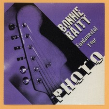 Bonnie Raitt 1998 Fundamental Concert Tour PHOTO Backstage Pass